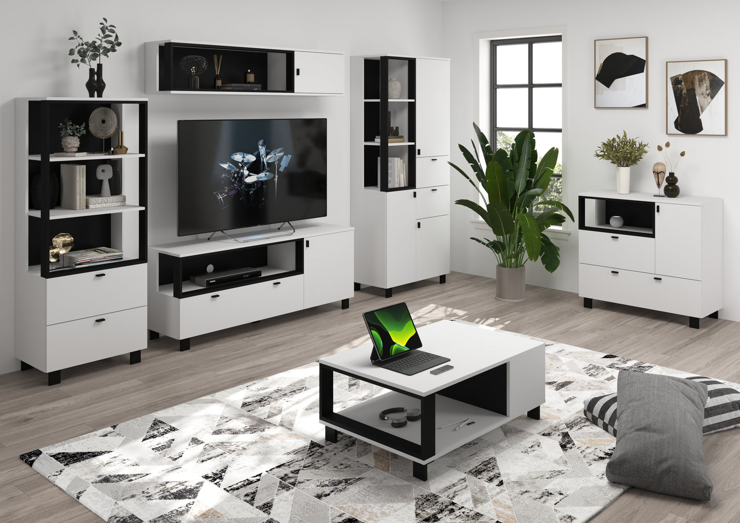 Svetainės baldų kolekcija VEGAS