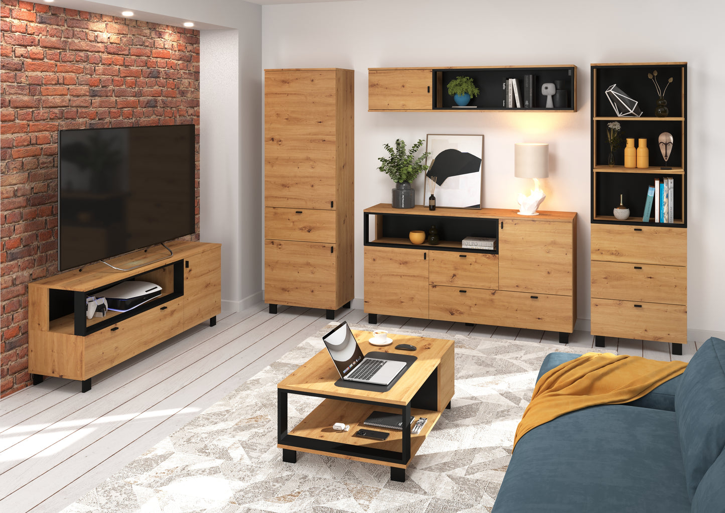 Svetainės baldų kolekcija VEGAS