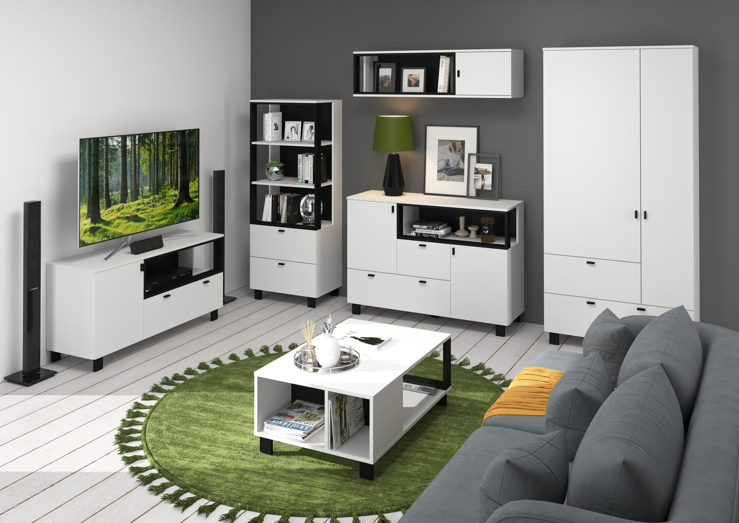 Svetainės baldų kolekcija VEGAS