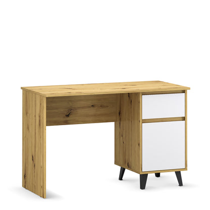 BORG rašomasis stalas ąžuolas artisan/baltas
