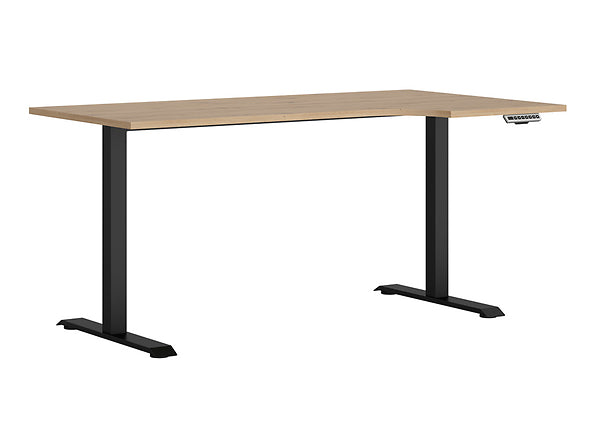SPACE OFFICE BIU/160/90/B/P kampinis stalas su elektrinio reguliavimo funkcija
