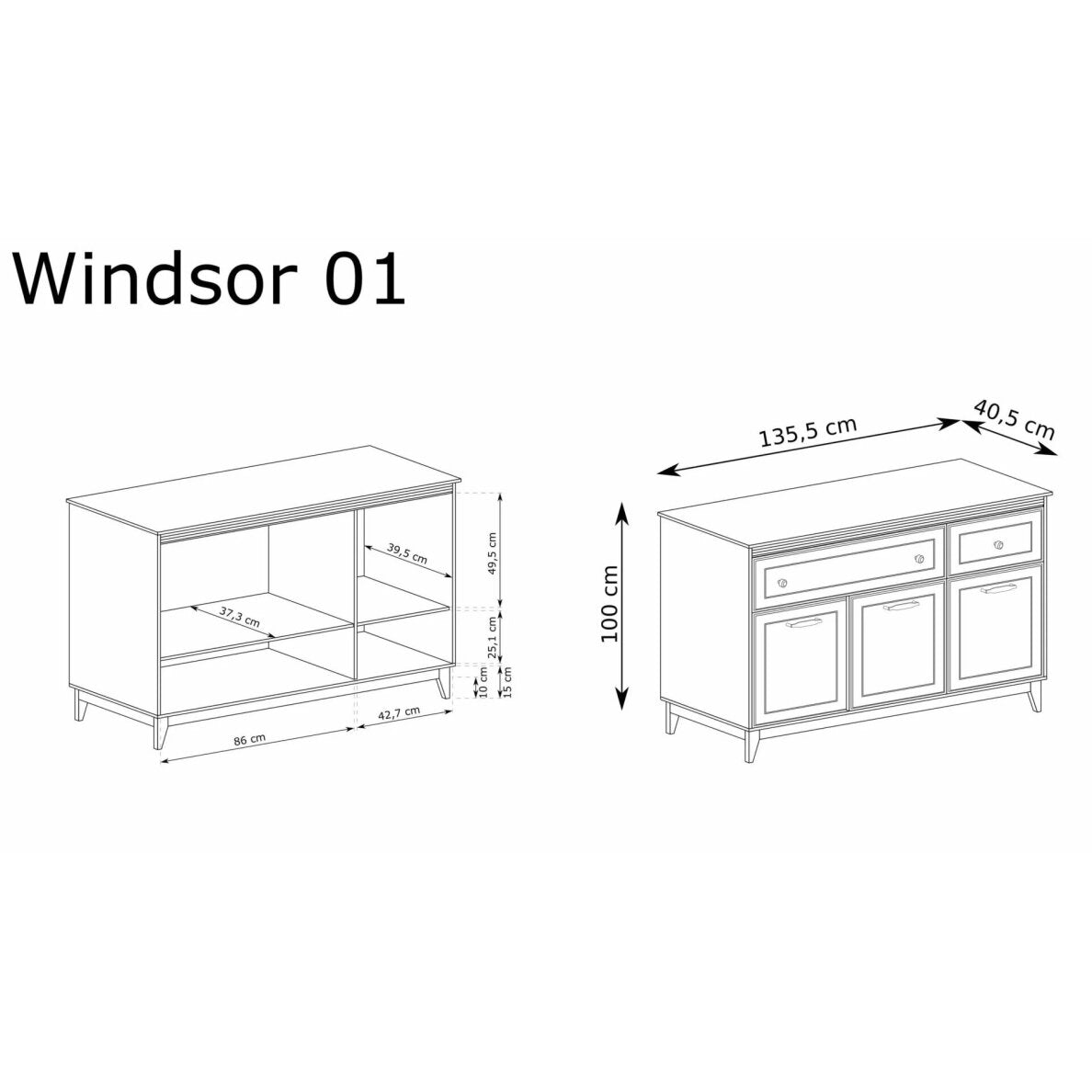 WINDSOR W-1 komoda