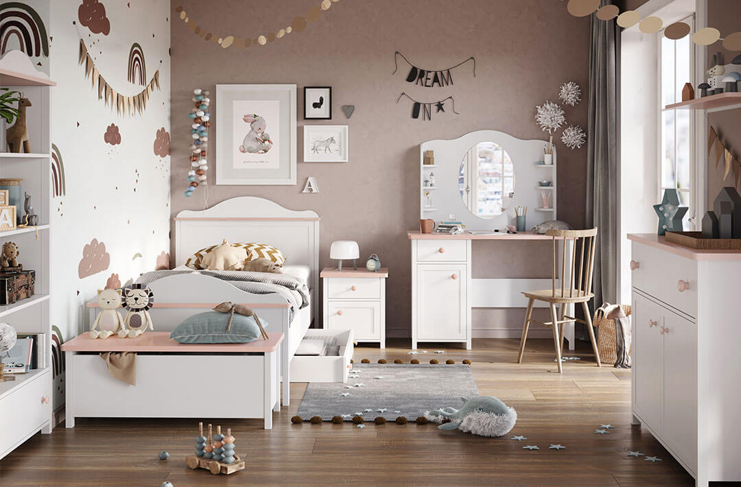 Spintelė prie lovos LUNA LN-07