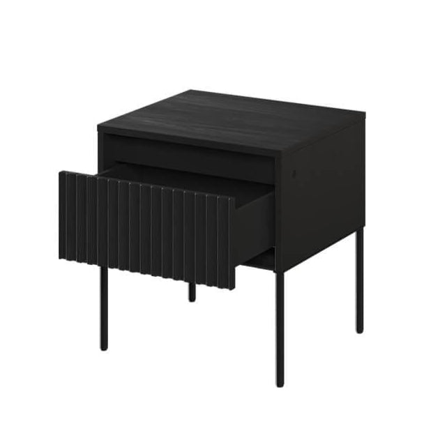 Naktinis staliukas/spintelė TREND TR-10 (juoda)