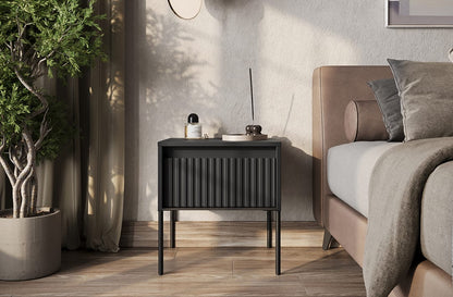 Naktinis staliukas/spintelė TREND TR-10 (juoda)