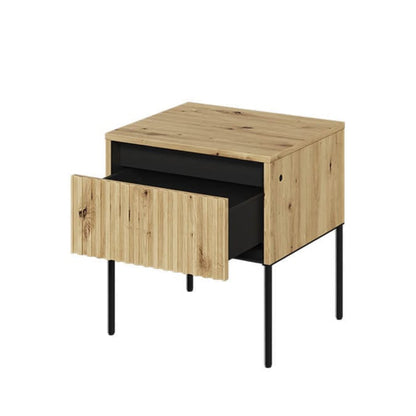 Naktinis staliukas/spintelė TREND TR-10 (ąžuolas)