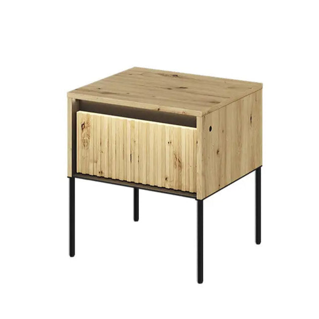 Naktinis staliukas/spintelė TREND TR-10 (ąžuolas)