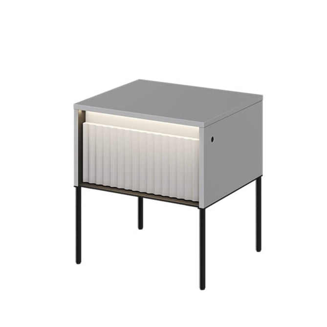 Naktinis staliukas/spintelė TREND TR-10 (pilka)