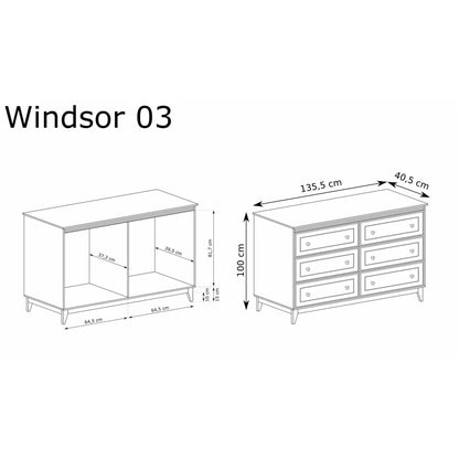 WINDSOR W-3 komoda