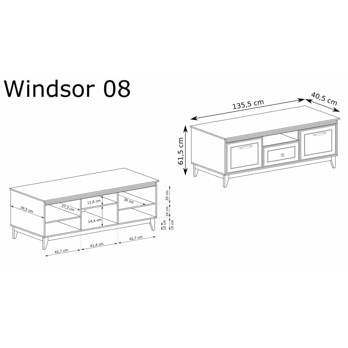WINDSOR W-8 TV/RTV staliukas