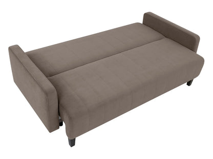 Sofa-lova Marcia – funkcionalumas, komfortas ir elegancija, švelniai ruda
